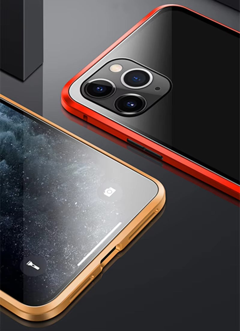 Premium Apple iPhone Case Compatible Camera Lens & Screen Protector Ultra Thin Shockproof Magnetic Full All Around Protection