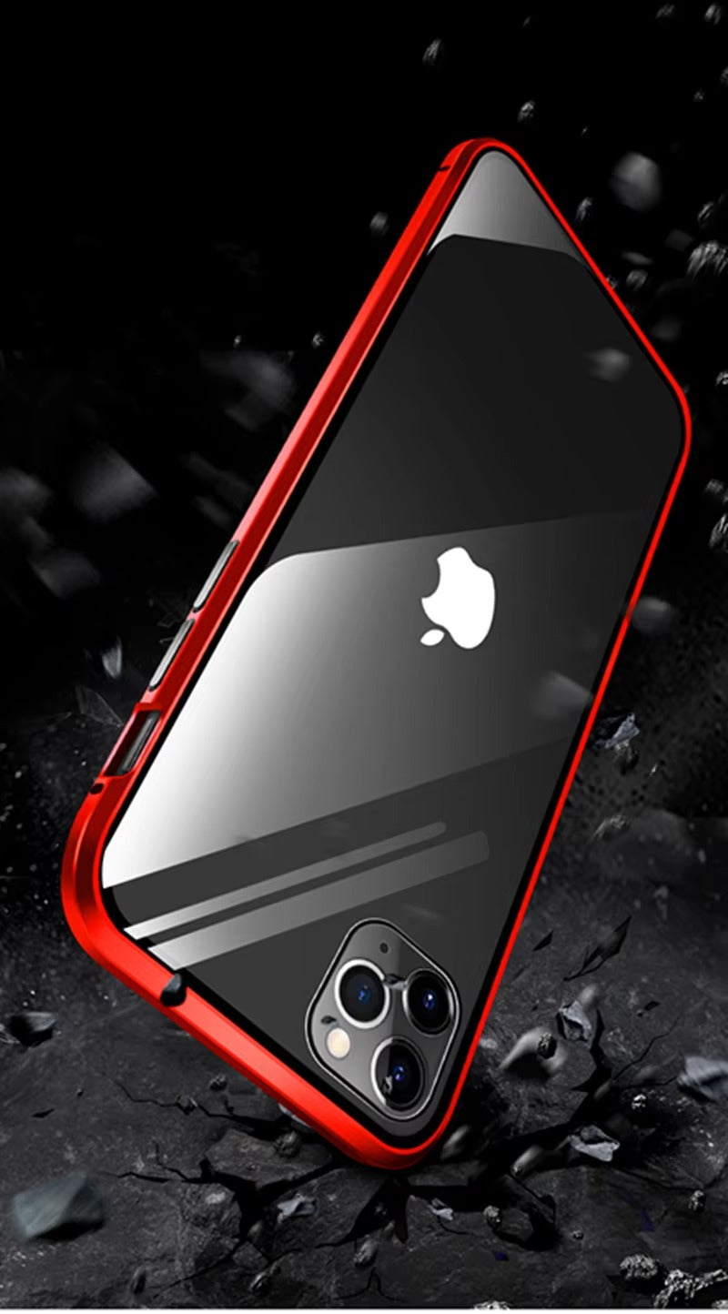 Premium Apple iPhone Case Compatible Camera Lens & Screen Protector Ultra Thin Shockproof Magnetic Full All Around Protection
