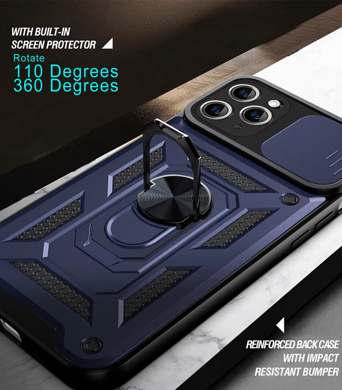 Premium Apple iPhone Case, Camera Protection, Screen Protection, Ultra Thin, Shockproof, Magnetic, Full All Around Protection