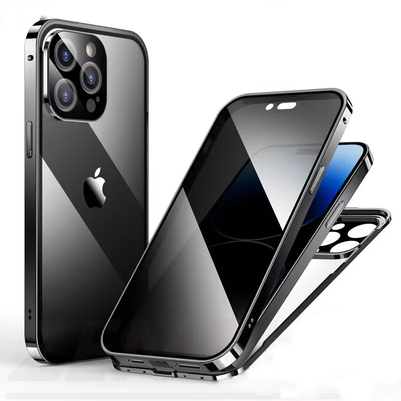 Premium Apple iPhone Case MagSafe Compatible, Camera Lens & Screen Protection, Magnetic Full All Around Protection Cover