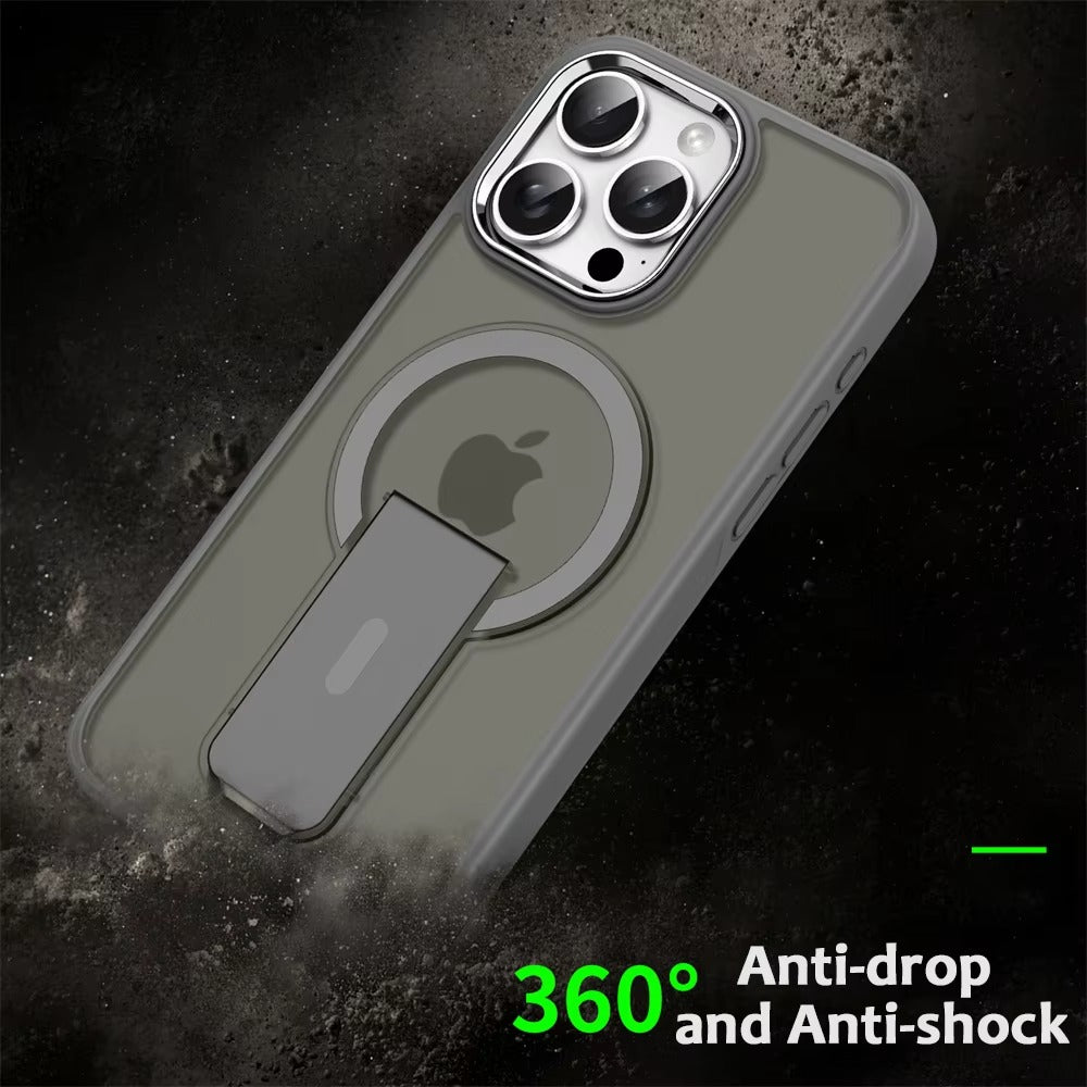 Luxury Apple iPhone Case Camera Lens & Screen Protection, Ultra Thin Shockproof Magnetic Full All Around Protection Cover
