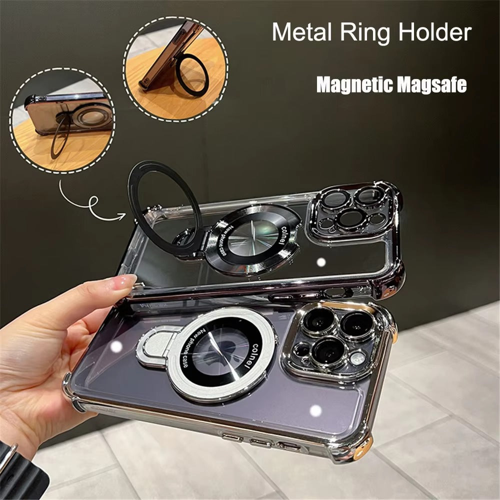 Luxury Apple iPhone Case Compatible, Camera Lens & Screen Protection, Ultra Thin Shockproof Full All Around Protection Cover