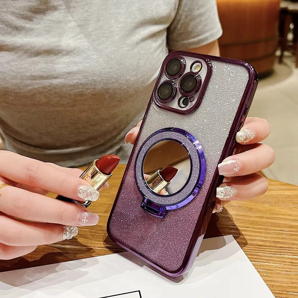 Luxury Apple iPhone Case, Camera Lens & Screen Protection, Ultra Thin Shockproof Magnetic Full All Around Protection Cover