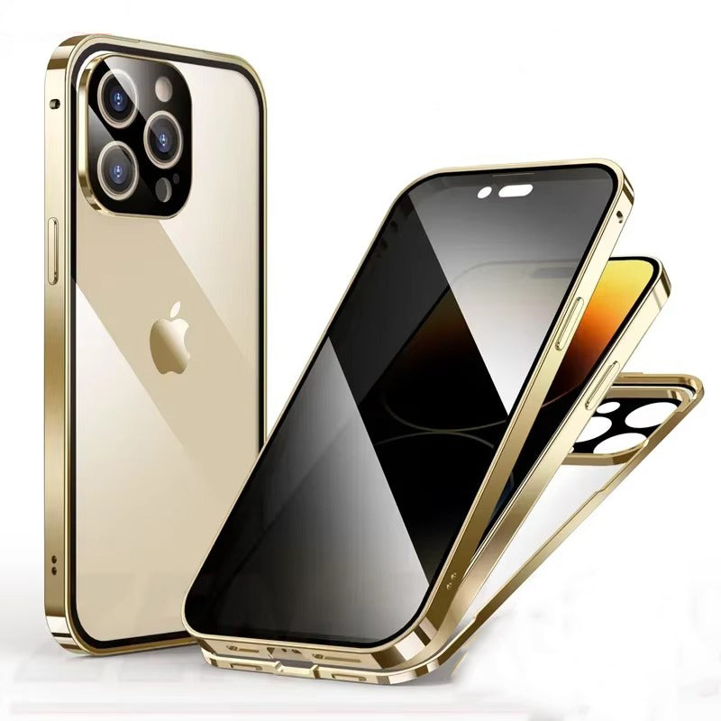 Premium Apple iPhone Case MagSafe Compatible, Camera Lens & Screen Protection, Magnetic Full All Around Protection Cover