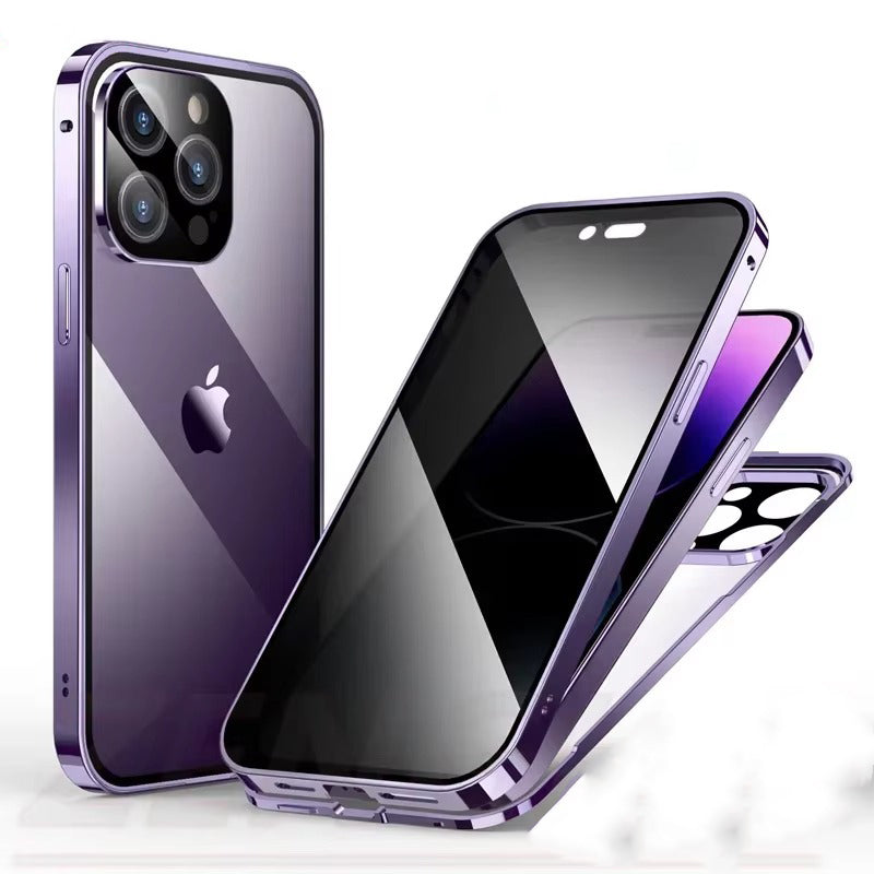 Premium Apple iPhone Case MagSafe Compatible, Camera Lens & Screen Protection, Magnetic Full All Around Protection Cover