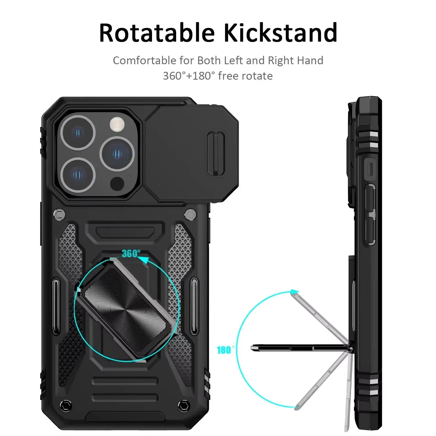 Premium Apple iPhone Case, Camera Protection, Screen Protection, Ultra Thin, Shockproof, Magnetic, Full All Around Protection
