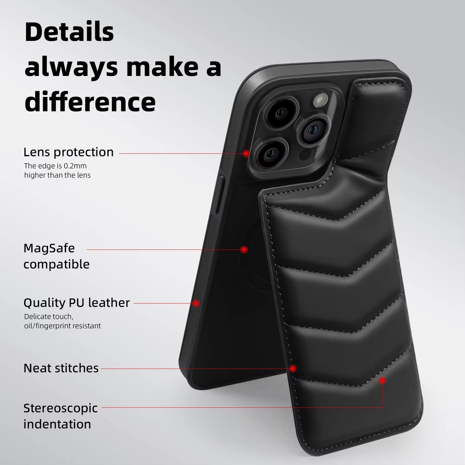 Premium MagSafe Leather iPhone Case – Magnetic Wireless Charging, Card Holder Wallet, Shockproof Protection, Sleek Design for iPhone Models