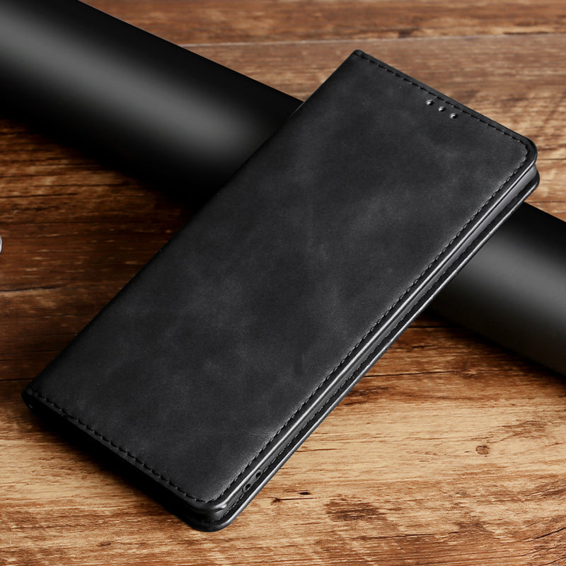 Luxury Magnetic Leather Flip iPhone Case – Premium Wallet Cover with Card Slots, and Magnetic Closure for iPhone Models