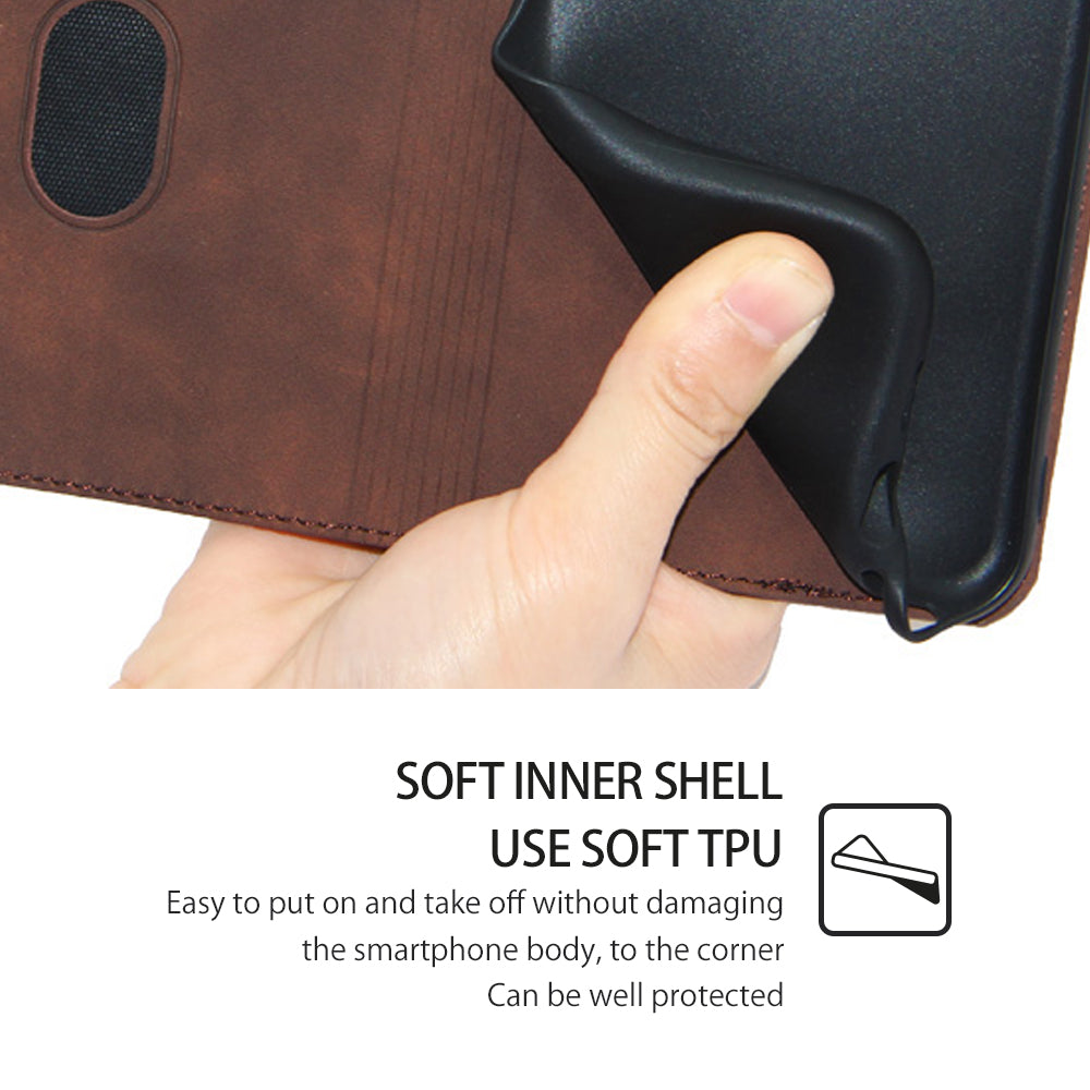 Luxury Magnetic Leather Flip iPhone Case – Premium Wallet Cover with Card Slots, and Magnetic Closure for iPhone Models