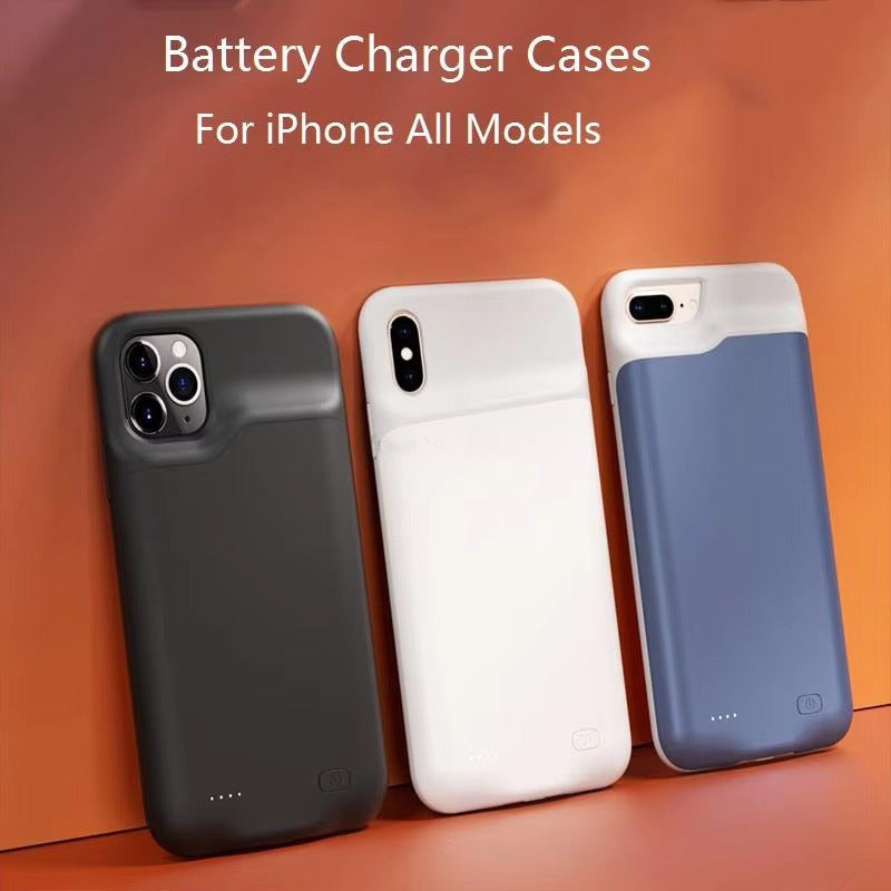Robust Apple iPhone Case MagSafe Compatible, Camera Lens & Screen Protection, Ultra Thin Shockproof Magnetic Full All Around Protection Cover with External Battery Power Bank