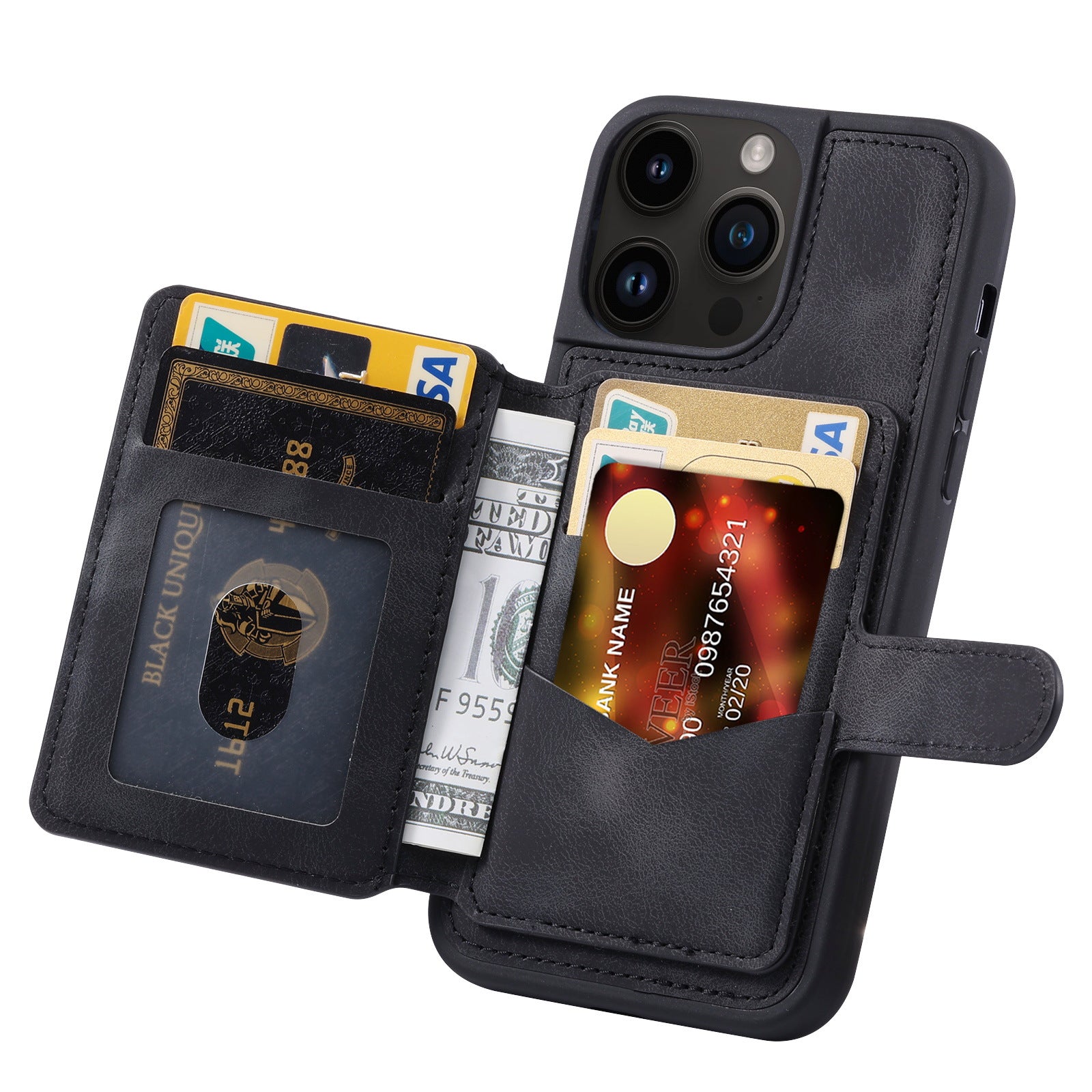 Luxury Wallet iPhone Case – Flip Cover with Card Holder, Slim Business Design Secure Magnetic Closure for Ultimate Protection