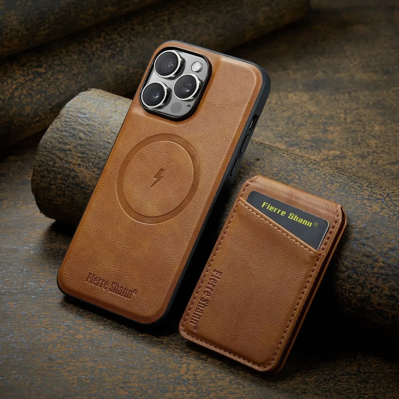 Luxury 2-in-1 Detachable Wallet iPhone Case – Magnetic Card Holder, MagSafe Compatible, Shockproof Protection, Premium Leather Cover for iPhone Models