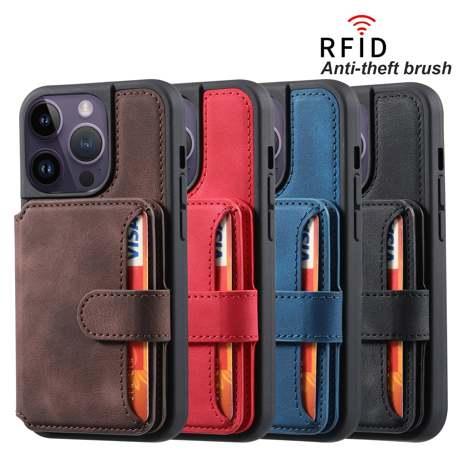 Luxury Wallet iPhone Case – Flip Cover with Card Holder, Slim Business Design Secure Magnetic Closure for Ultimate Protection