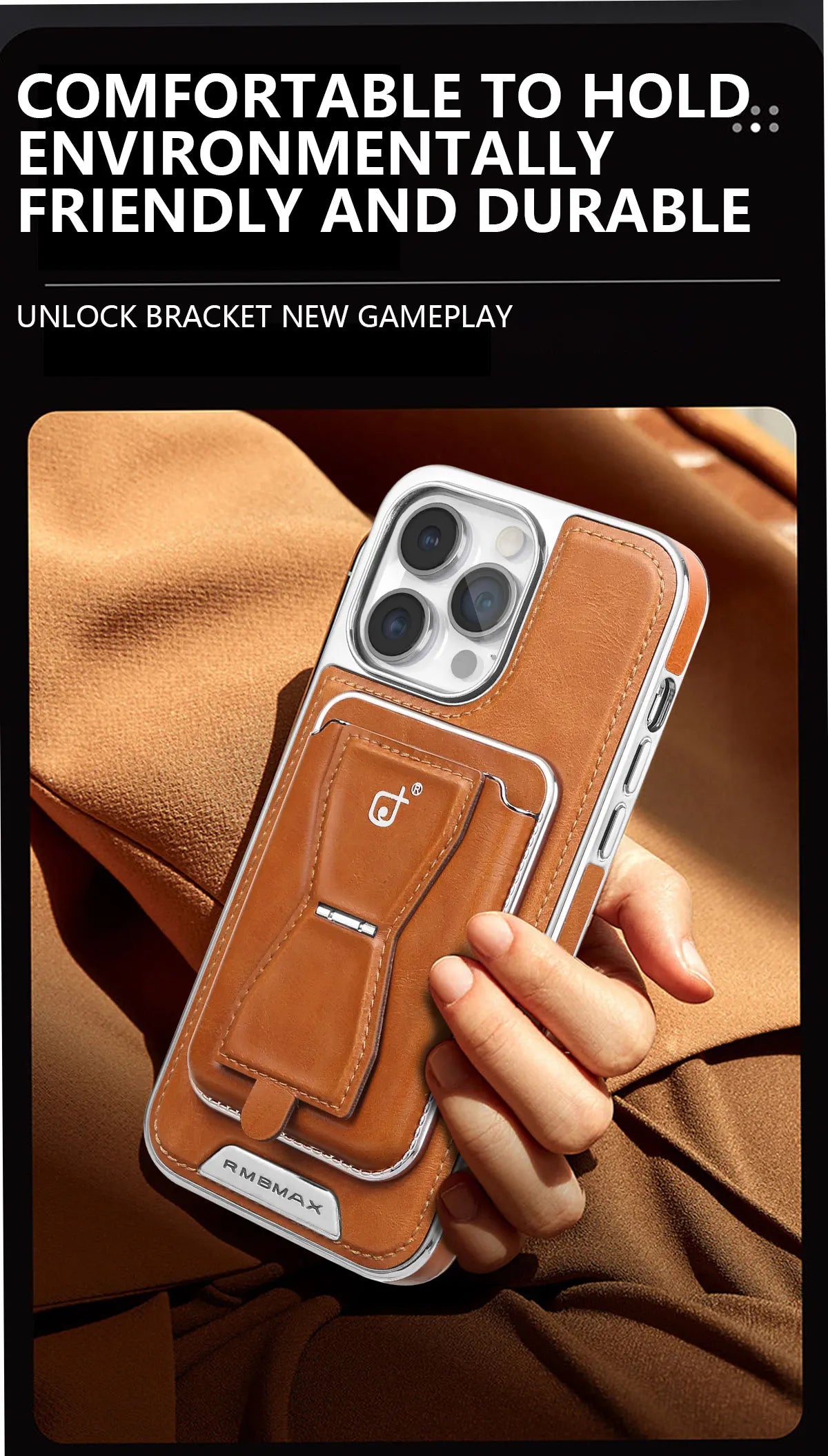 Luxury Leather Wallet Stand iPhone Case – Card Holder, Premium Protection, Durable Flip Cover, and Stylish Design for iPhone Models