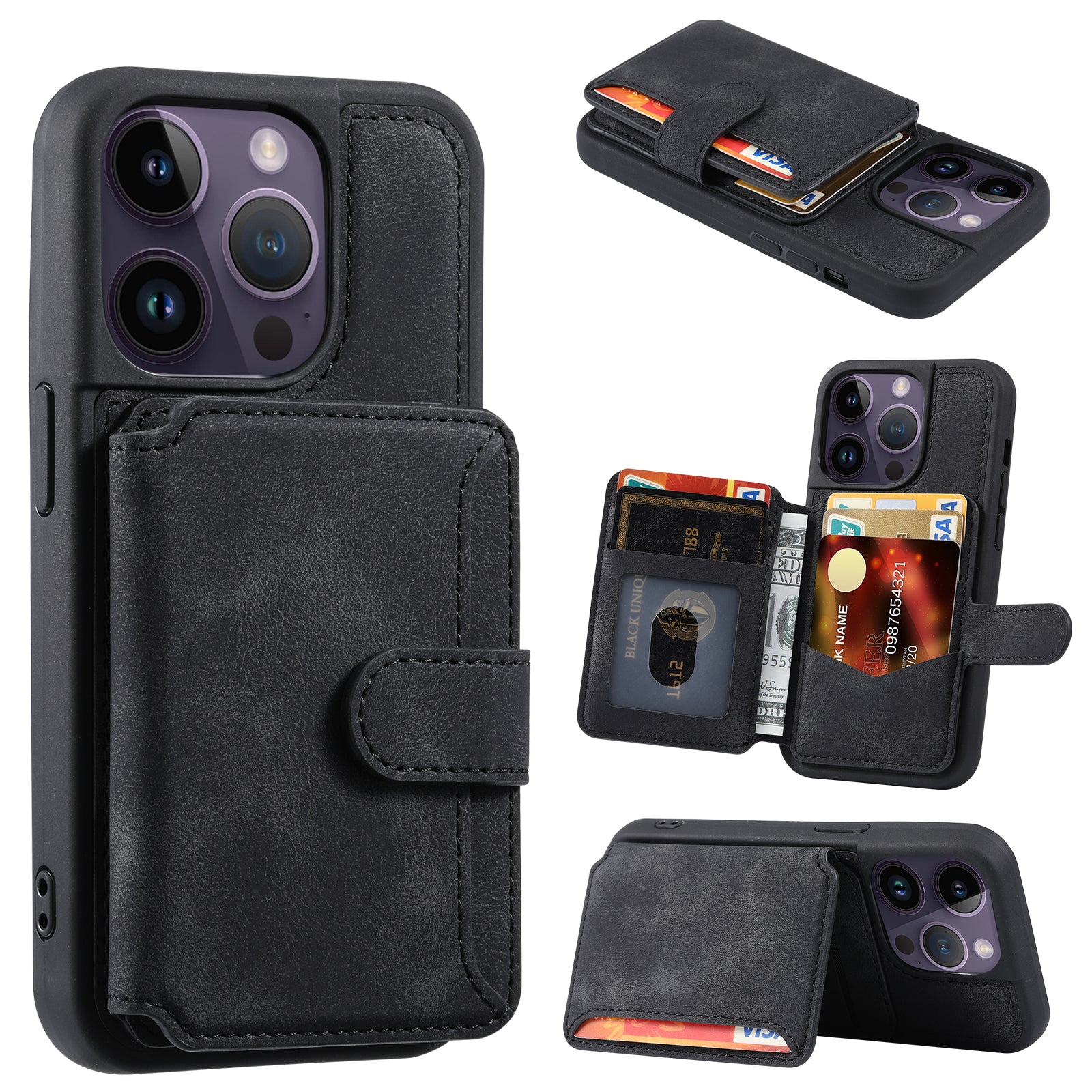 Luxury Wallet iPhone Case – Flip Cover with Card Holder, Slim Business Design Secure Magnetic Closure for Ultimate Protection