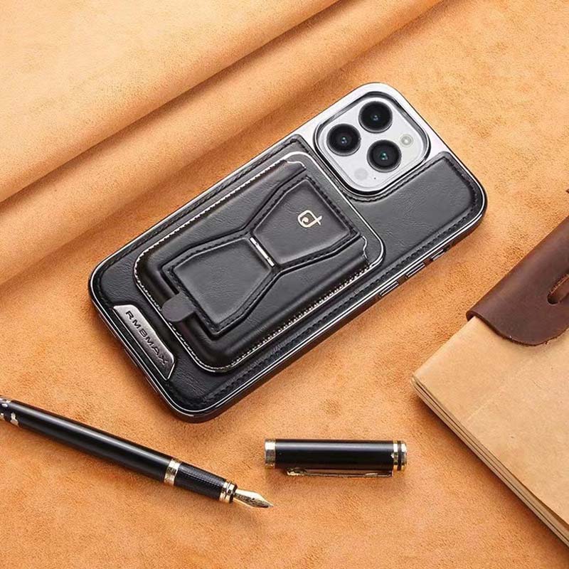 Luxury Leather Wallet Stand iPhone Case – Card Holder, Premium Protection, Durable Flip Cover, and Stylish Design for iPhone Models