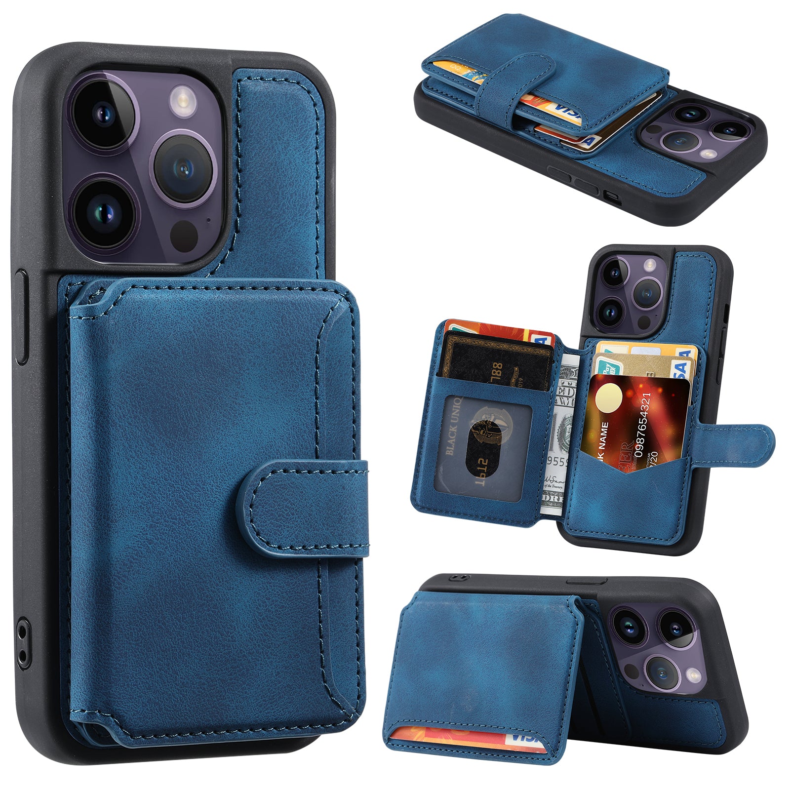 Luxury Wallet iPhone Case – Flip Cover with Card Holder, Slim Business Design Secure Magnetic Closure for Ultimate Protection