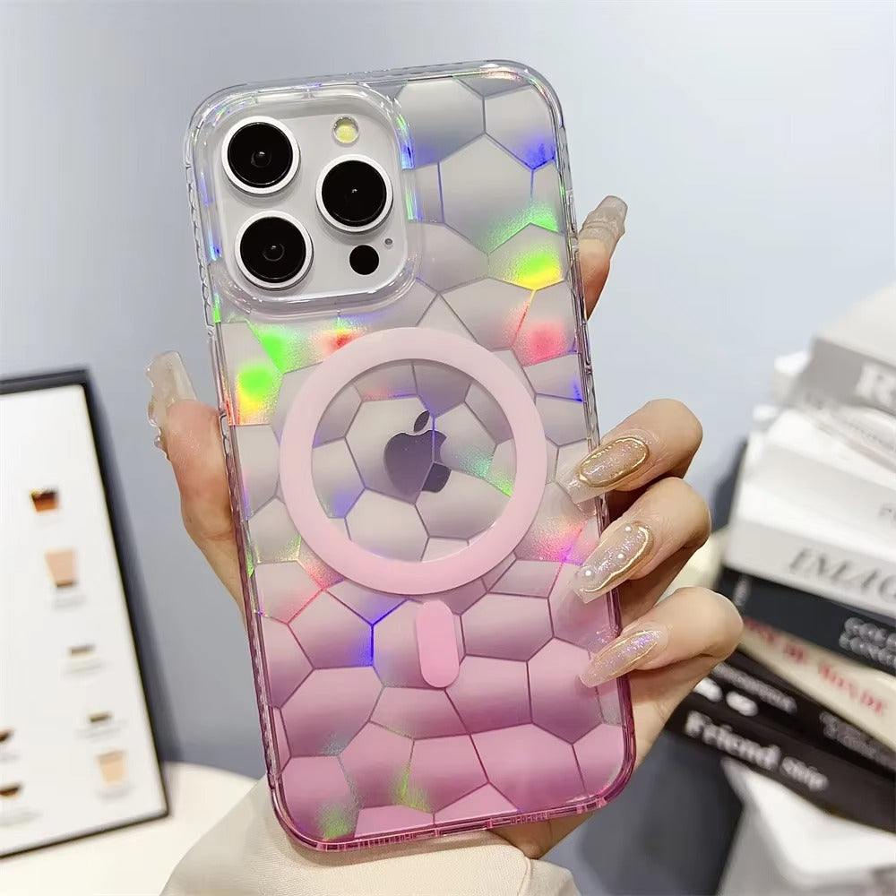 Luxury Apple iPhone Case Camera Lens & Screen Protection, Ultra Thin Shockproof Magnetic Full All Around Protection Cover 