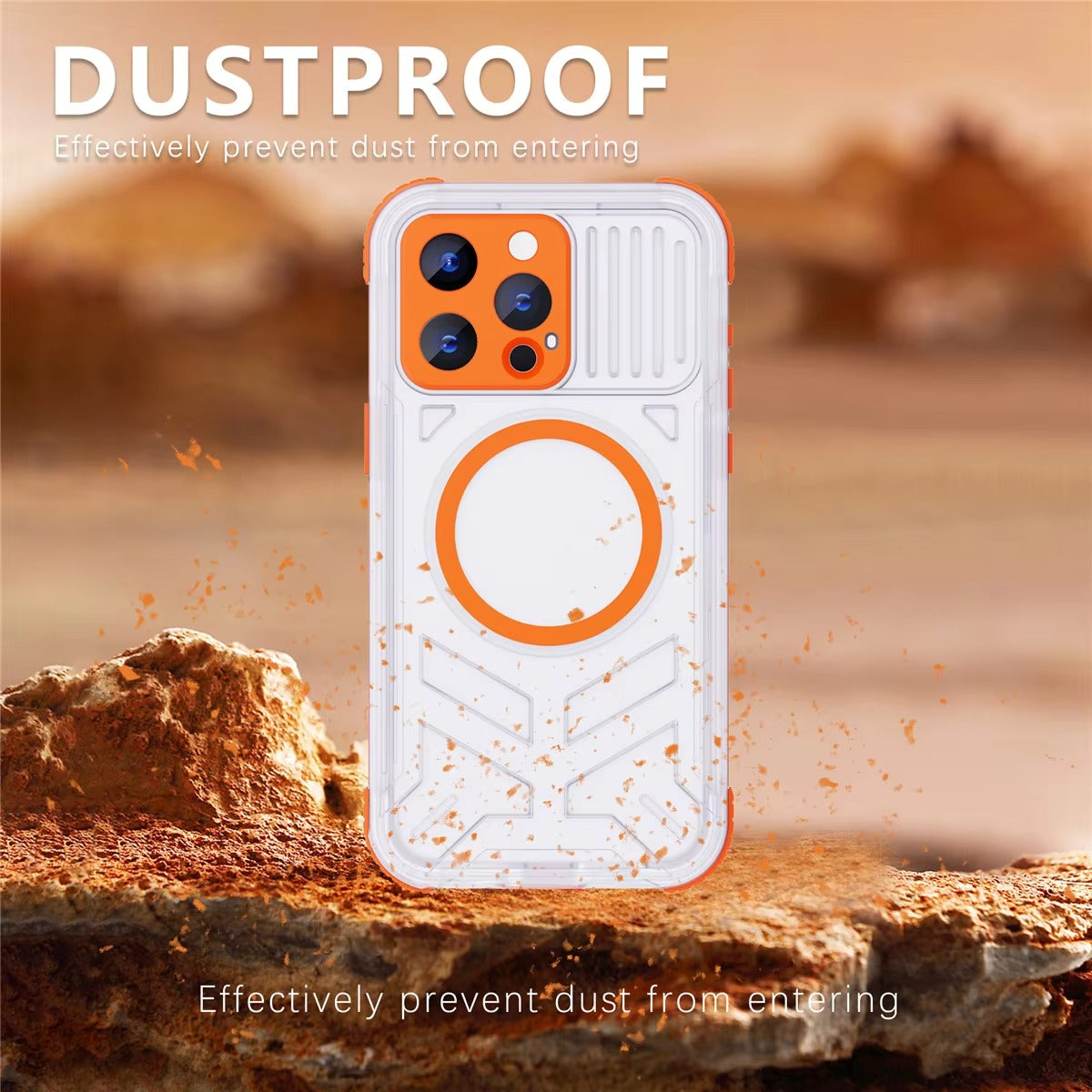 Luxury Apple iPhone Case MagSafe Compatible, Camera Lens & Screen Protection, Ultra Thin Shockproof Magnetic Full All Around Protection Cover with IP68 Waterproof Matte Finish
