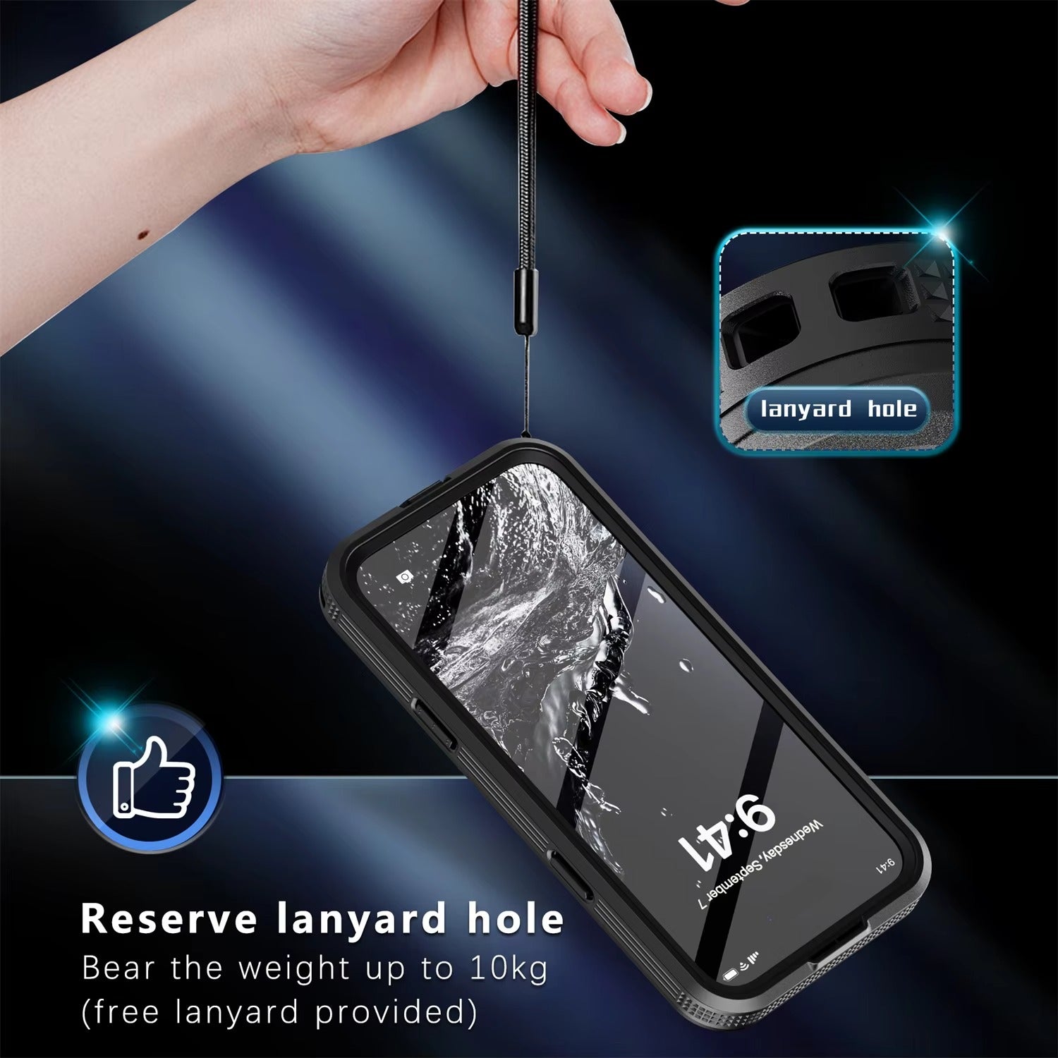 Premium Apple iPhone Case MagSafe Compatible, Camera Lens & Screen Protection, Ultra Thin Shockproof Magnetic Full All Around Protection Cover with IP68 Waterproof Charging Design