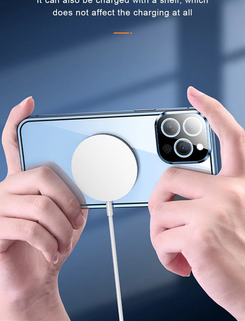 Luxury Apple iPhone Case MagSafe Compatible, Camera Lens & Screen Protection,  Cover with Double-Sided Glass Design
