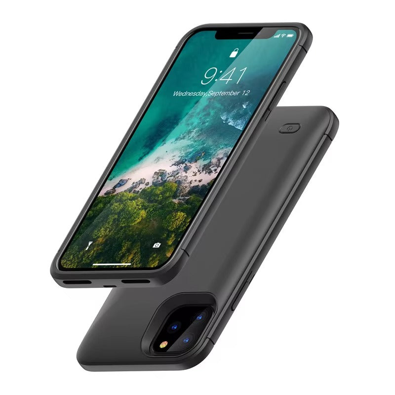Premium Apple iPhone Case MagSafe Compatible, Camera Lens & Screen Protection, Ultra Thin Shockproof Magnetic Full All Around Protection Cover with 10000mAh Charging Power Bank