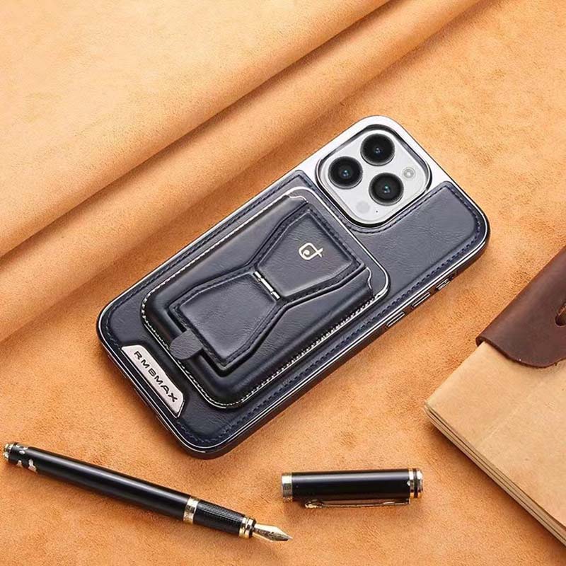 Luxury Leather Wallet Stand iPhone Case – Card Holder, Premium Protection, Durable Flip Cover, and Stylish Design for iPhone Models