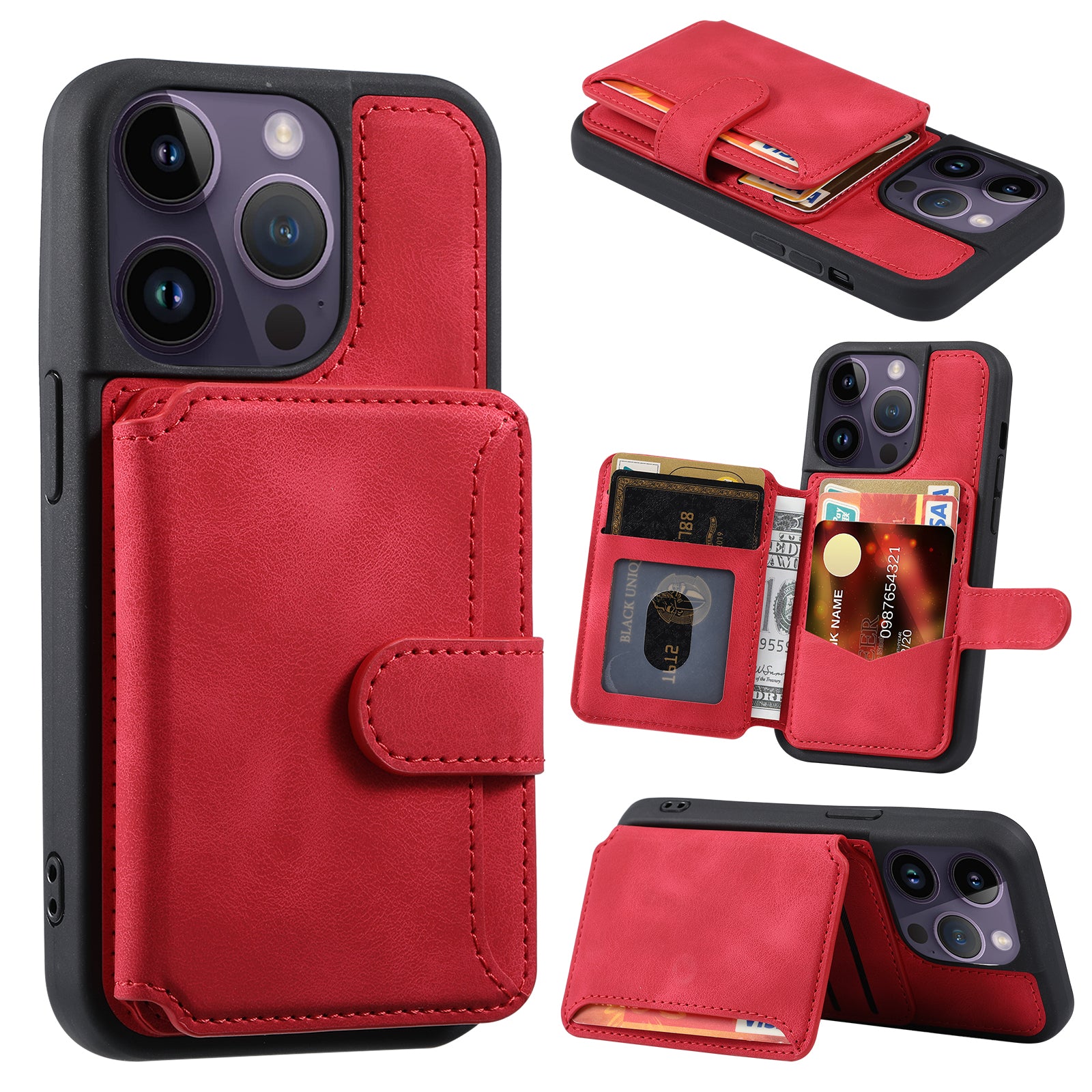 Luxury Wallet iPhone Case – Flip Cover with Card Holder, Slim Business Design Secure Magnetic Closure for Ultimate Protection